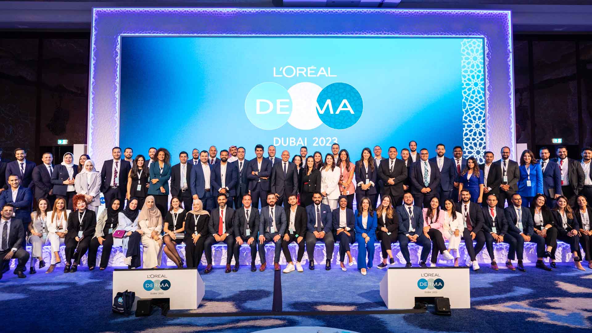 الإحتفال بالنسخة الرابعة لمؤتمر "لوريال ديرما" في دبي-الإمارات العربية المتحدة